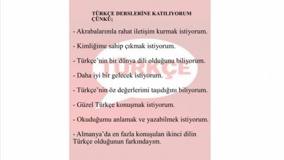 Türkçe Derslerine Kayıtlar Başladı