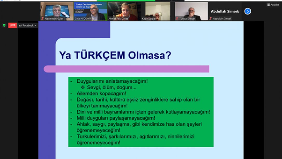 Türkçe Derslerinin Önemi ve Kayıt Süreçleri Semineri Gerçekleştirildi