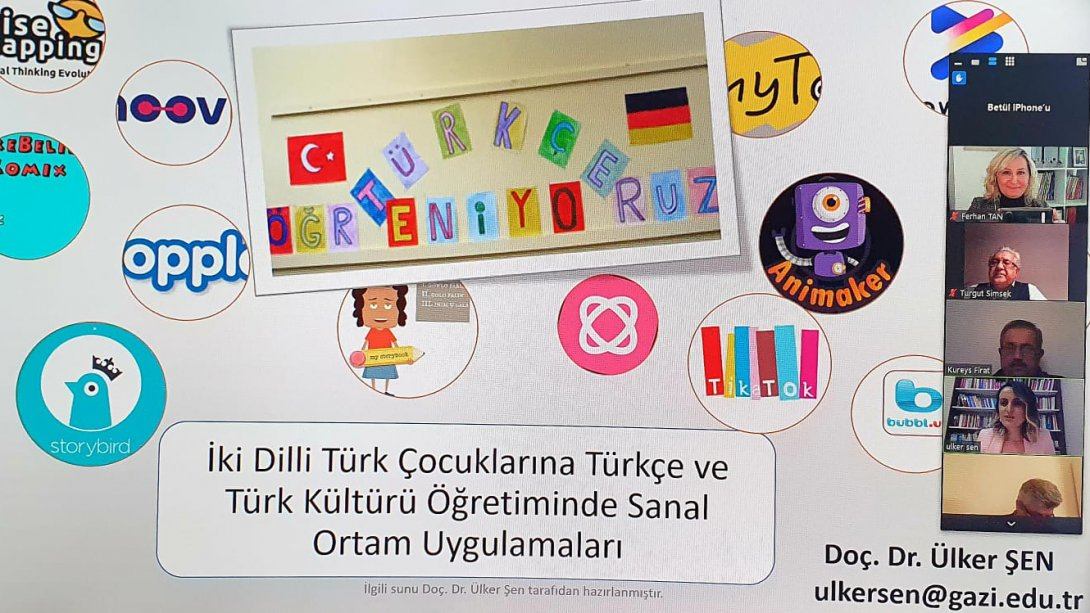 'İki Dilli Türk Çocuklarına Türkçe Öğretiminde Sanal Ortam Uygulamaları' Semineri Gerçekleştirildi