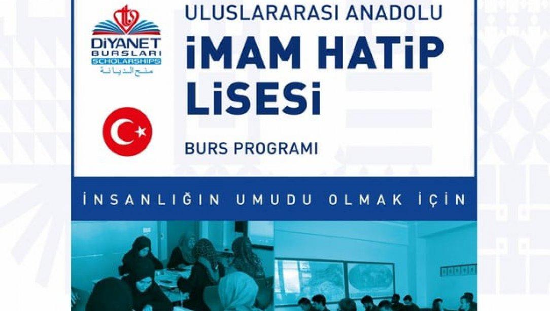 Uluslararası Anadolu İmam Hatip Lisesi Burs Programı